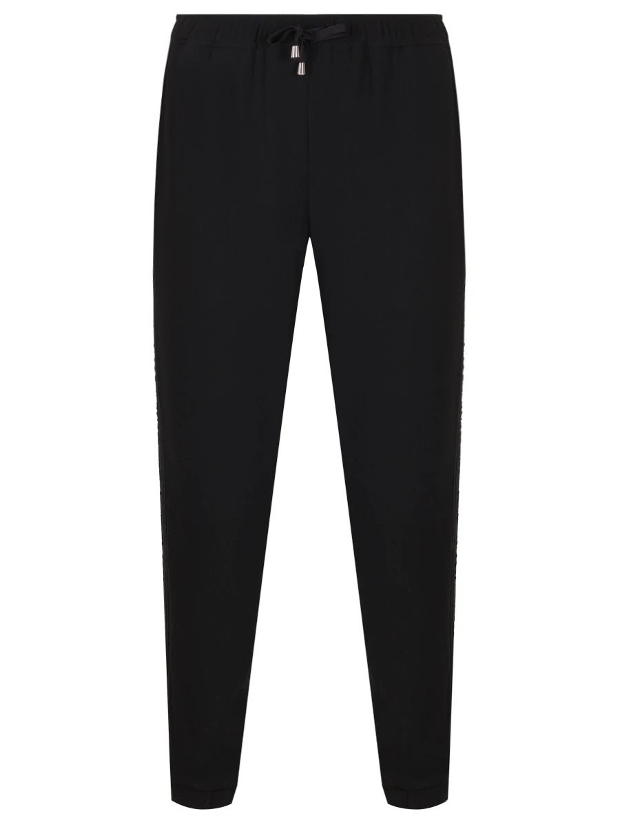 Джоггеры из вискозы и шерсти