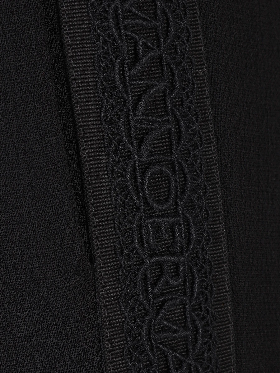 Джоггеры из вискозы и шерсти