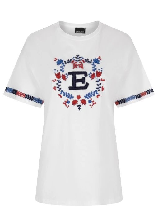 Футболка хлопковая ERMANNO SCERVINO