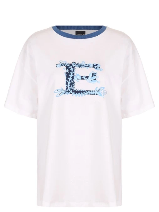 Футболка хлопковая ERMANNO SCERVINO