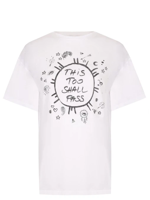 Футболка хлопковая ERMANNO SCERVINO