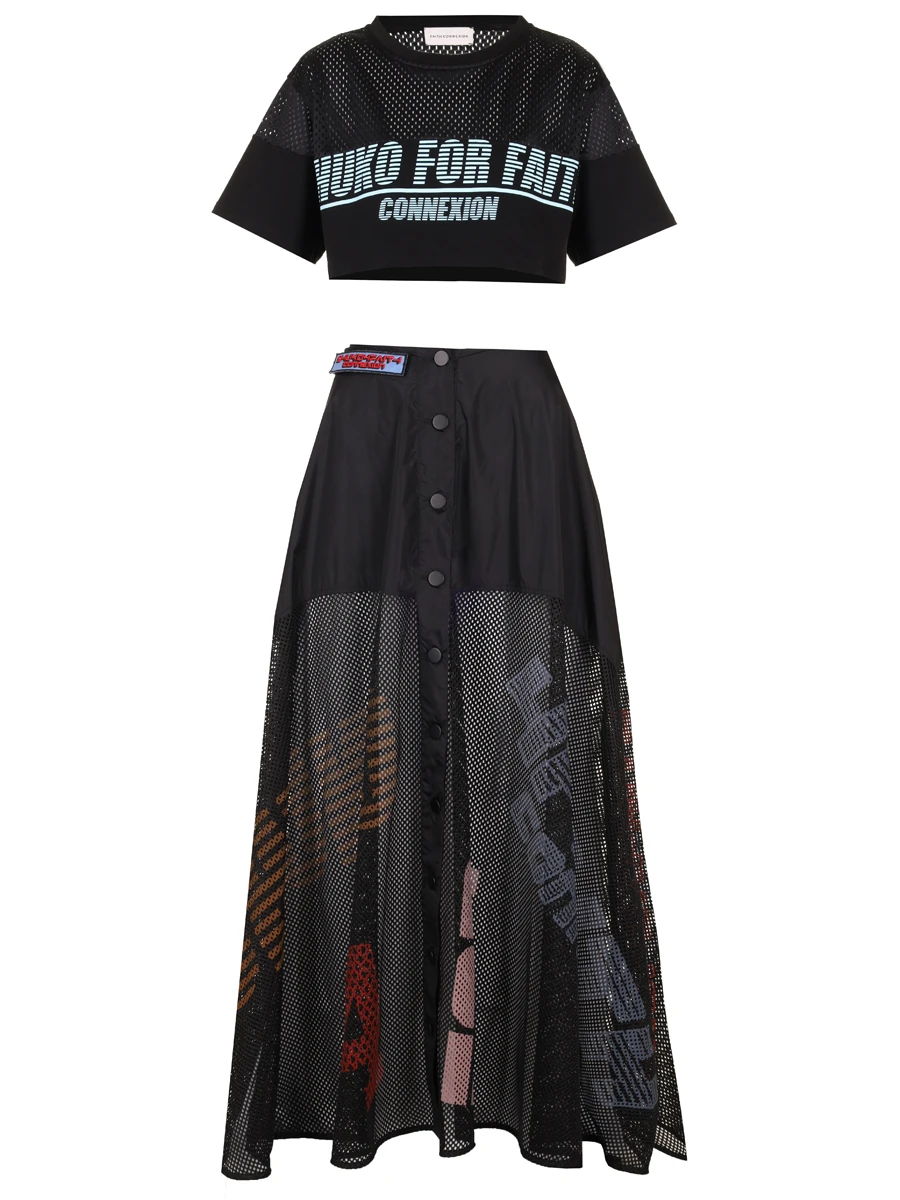 Костюм с принтом