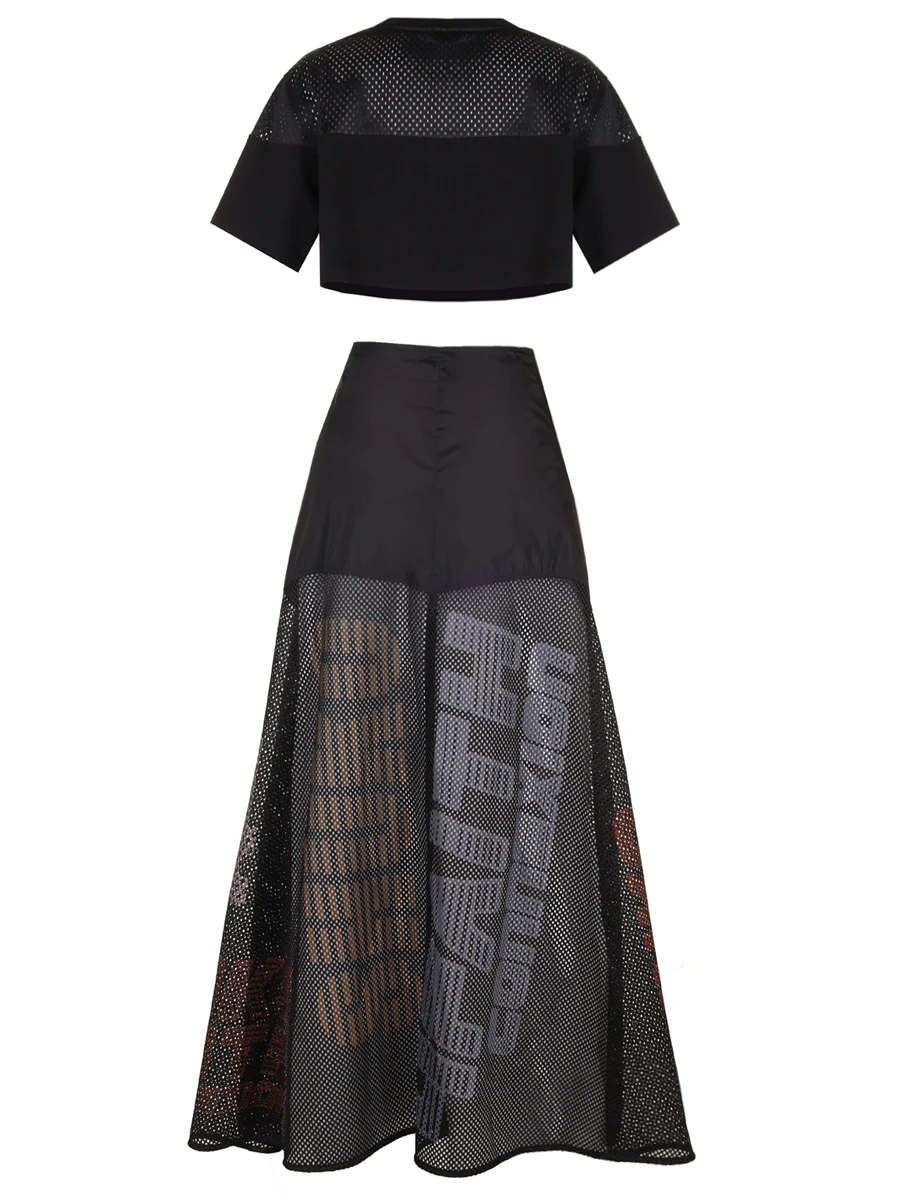 Костюм с принтом