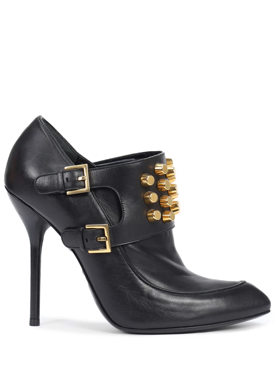 Ботильоны кожаные