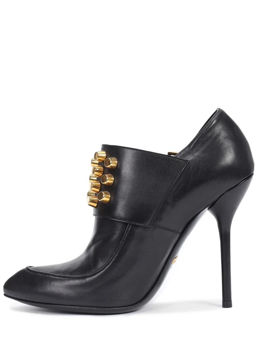 Ботильоны кожаные