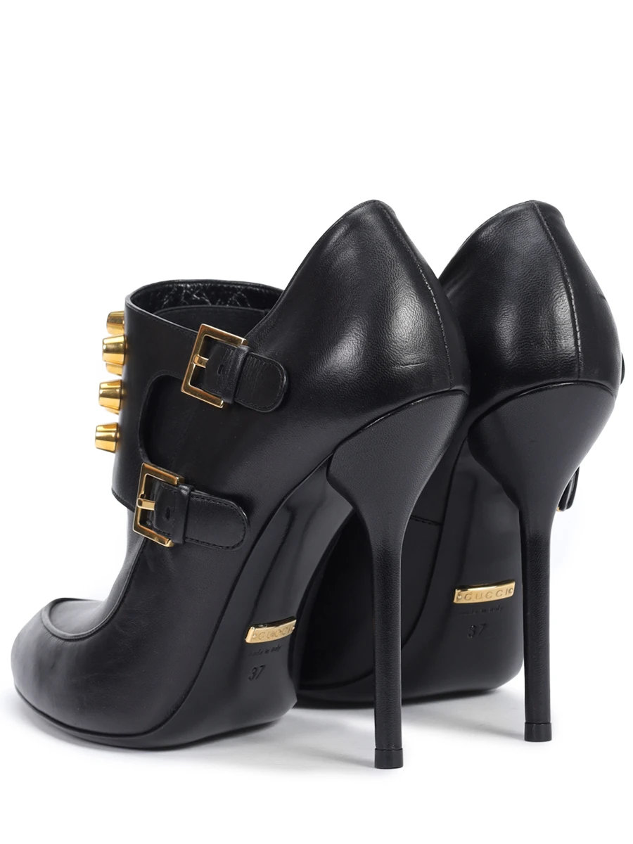 Ботильоны кожаные