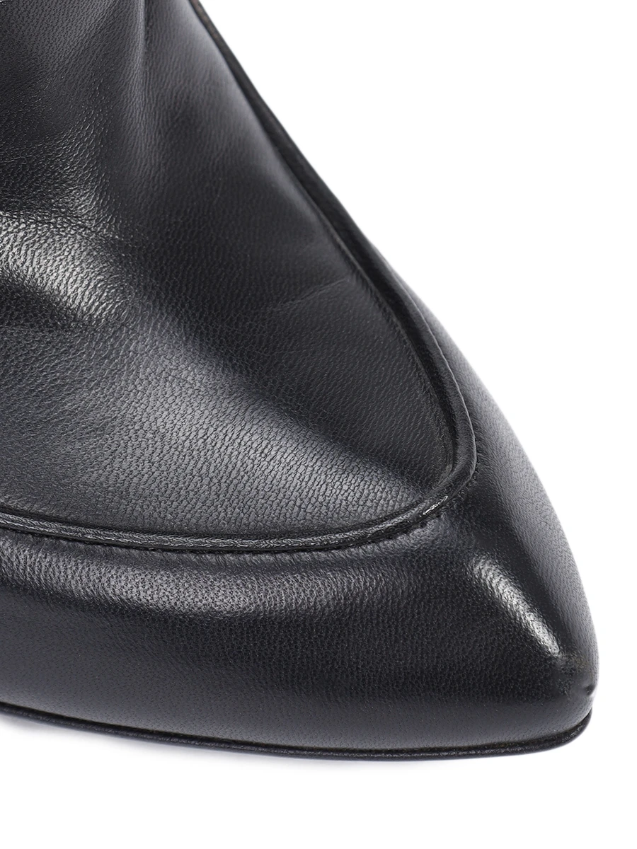 Ботильоны кожаные