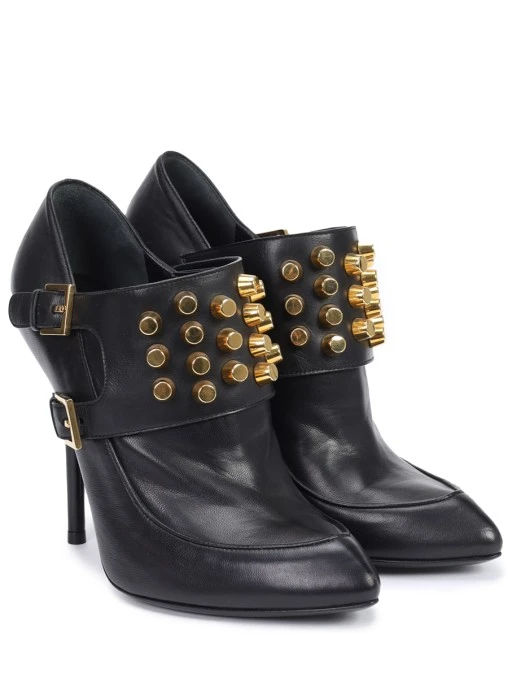 Ботильоны кожаные GUCCI