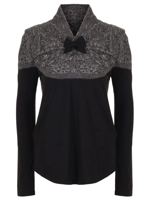 Джемпер с воротником HIGH