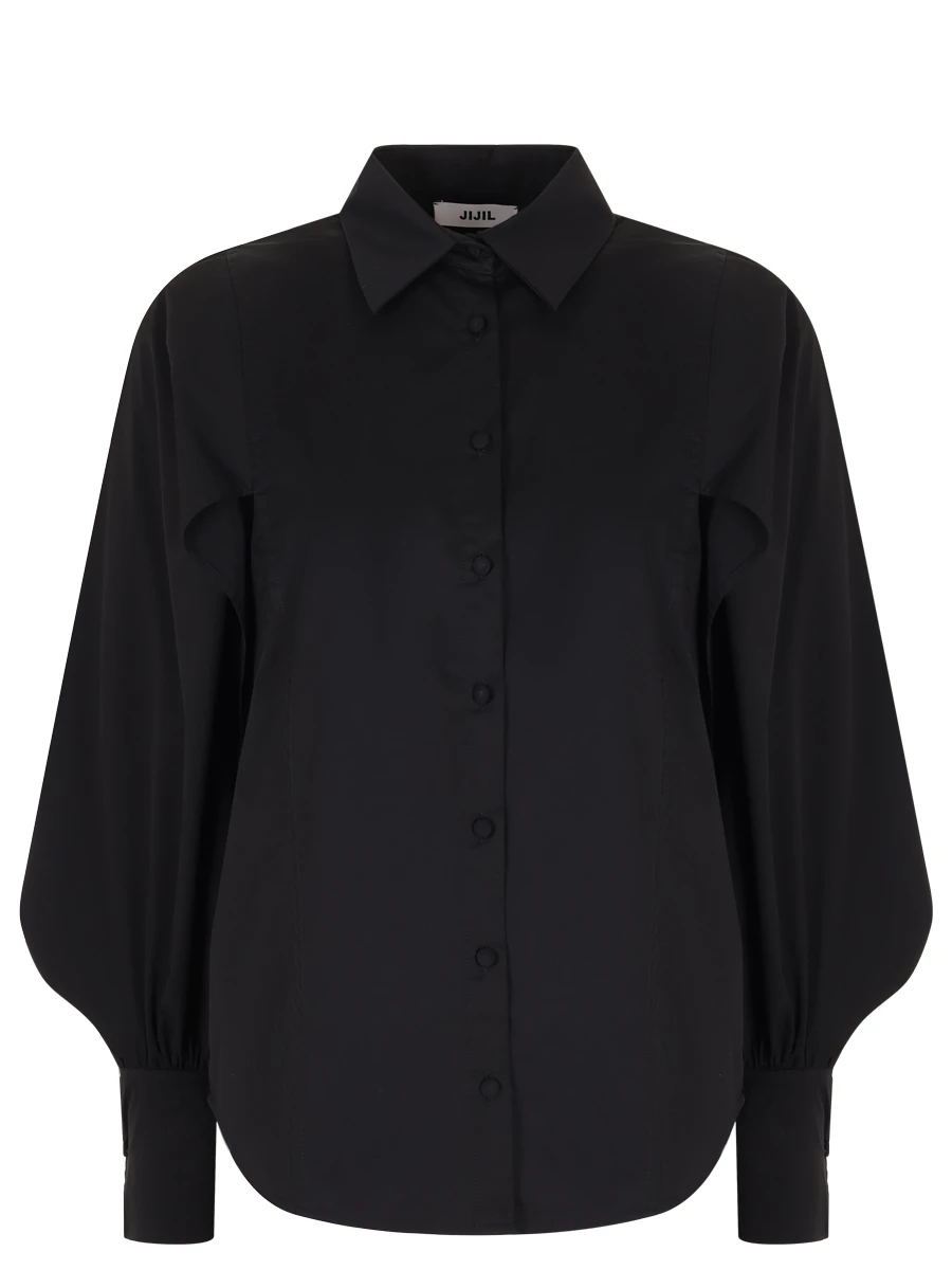 Блуза однотонная