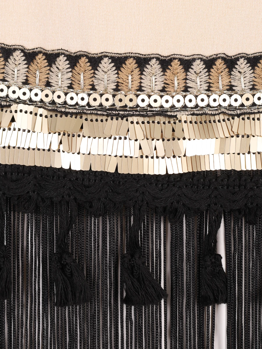 Блуза с бахромой