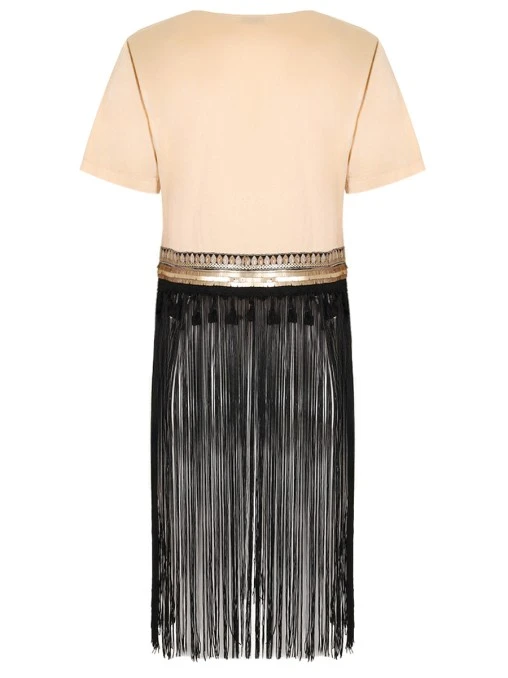 Блуза с бахромой JIJIL