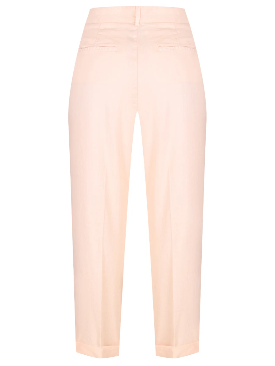 Брюки изо льна и хлопка