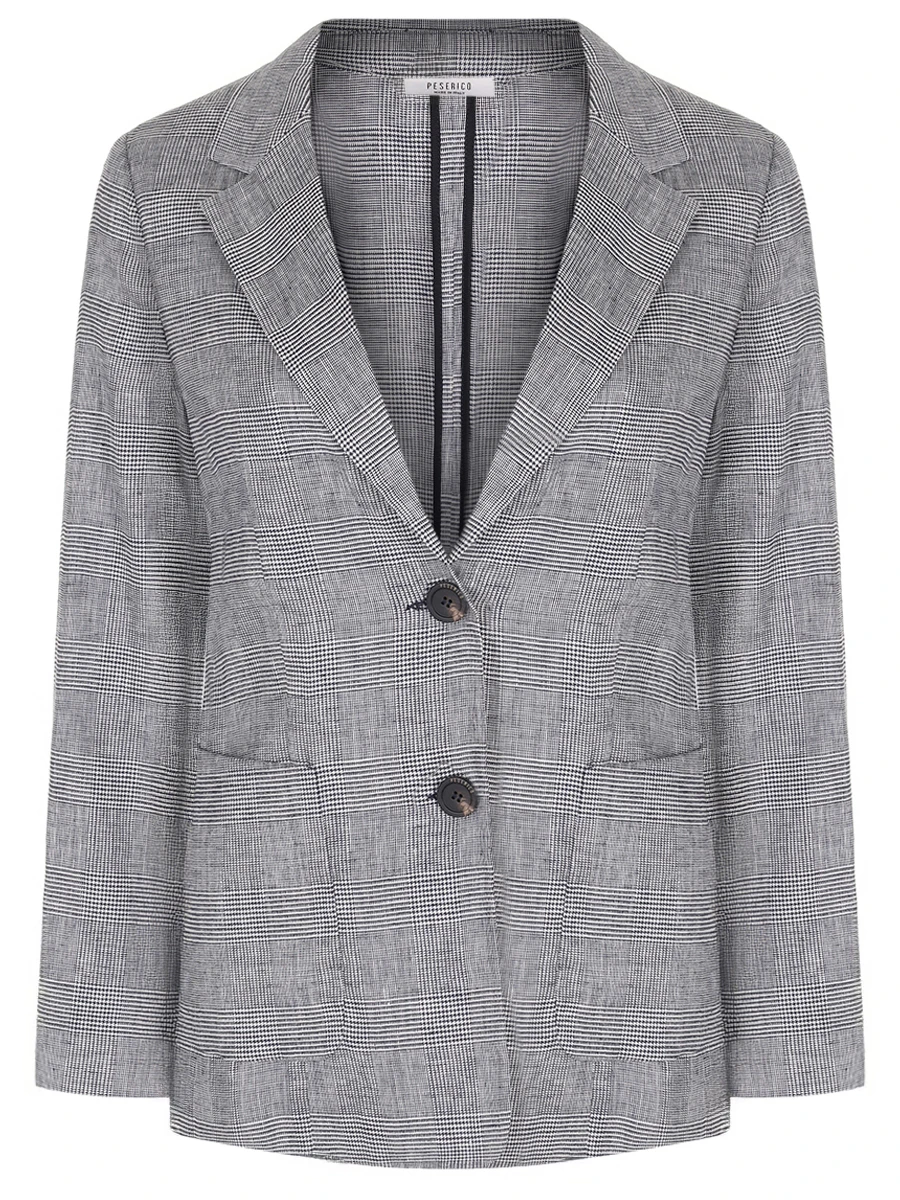 Пиджак изо льна и вискозы