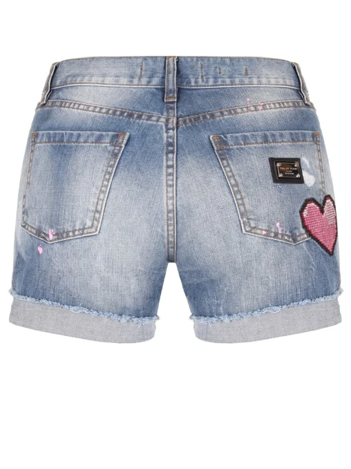 Шорты джинсовые PHILIPP PLEIN