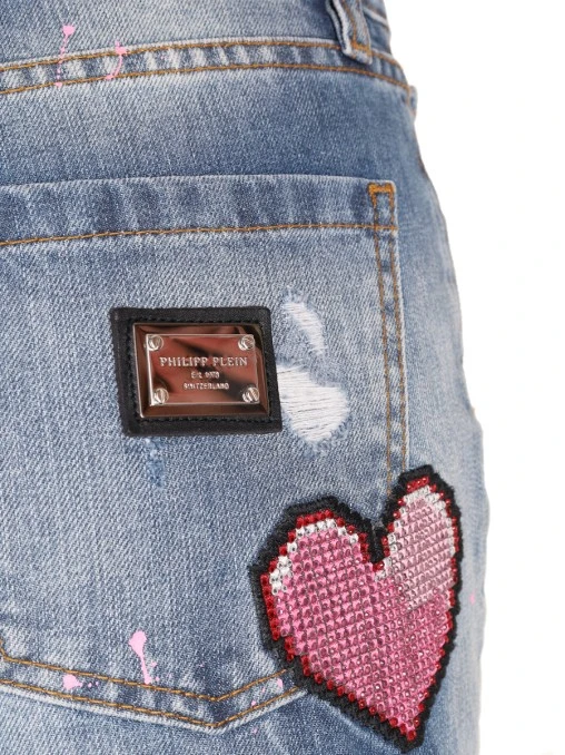 Шорты джинсовые PHILIPP PLEIN