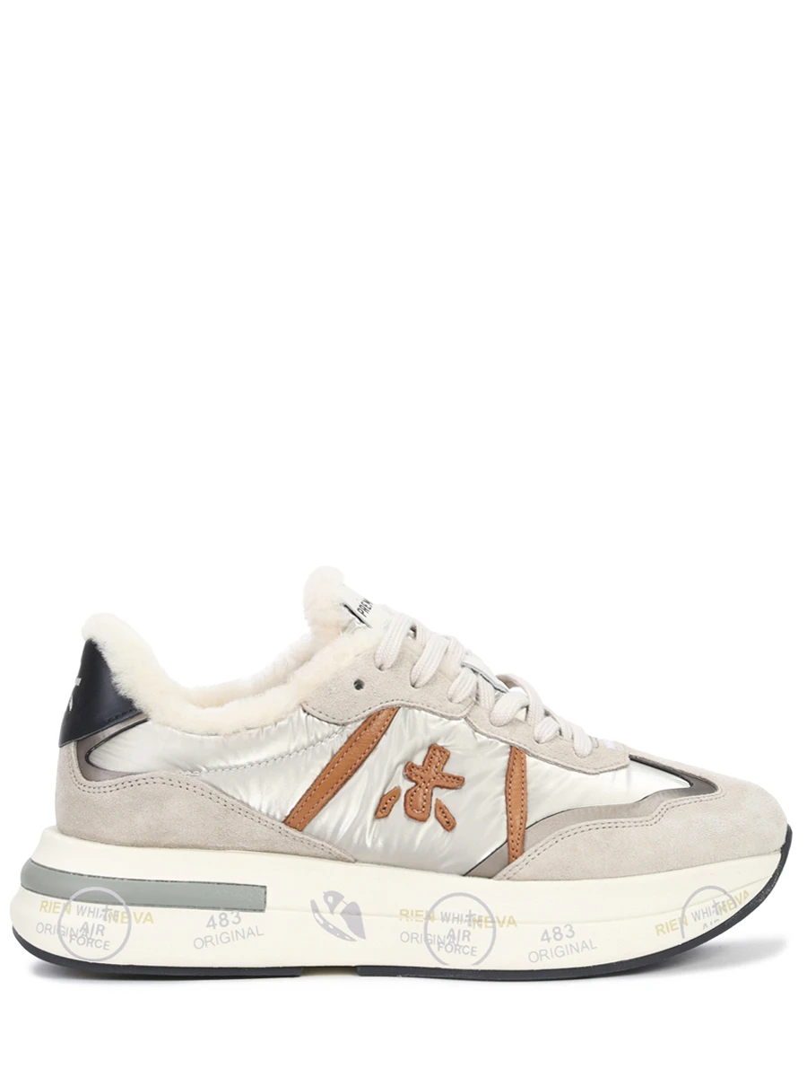 Кроссовки комбинированные на меху Cassie