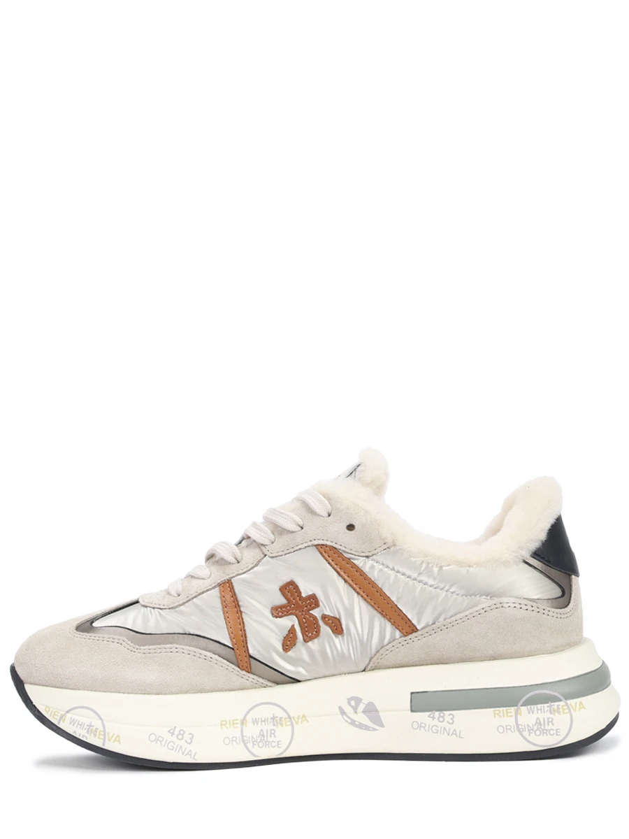 Кроссовки комбинированные на меху Cassie