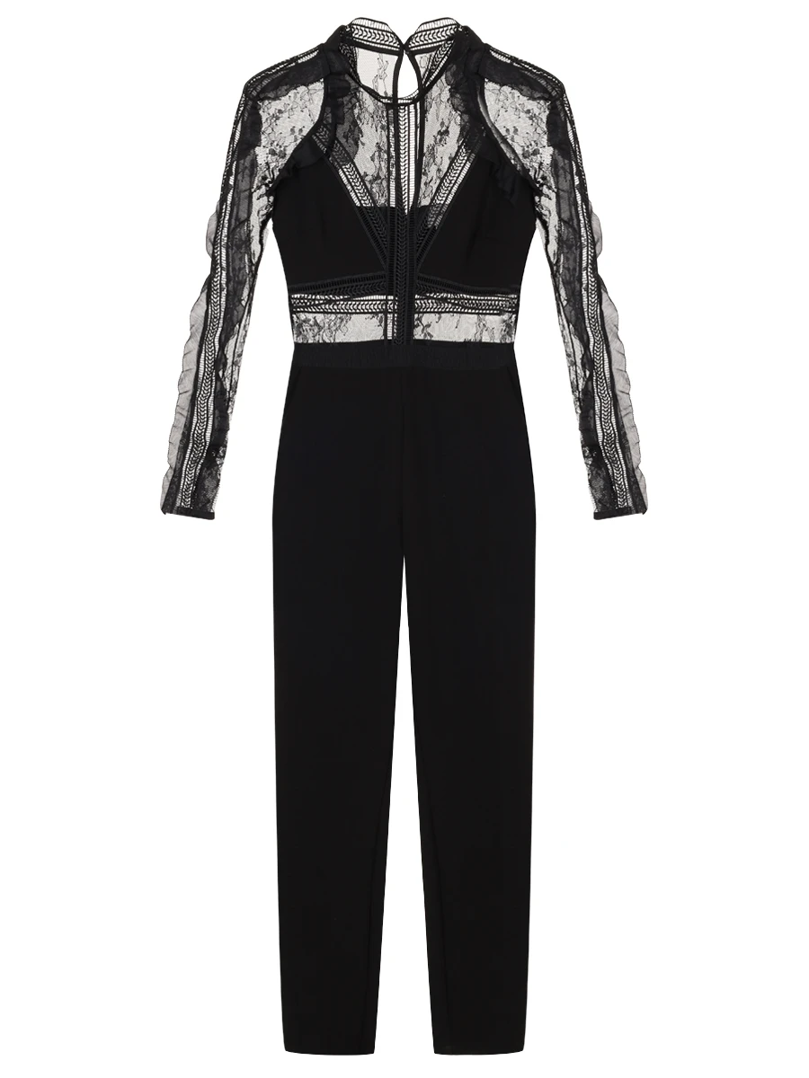 Комбинезон с кружевом
