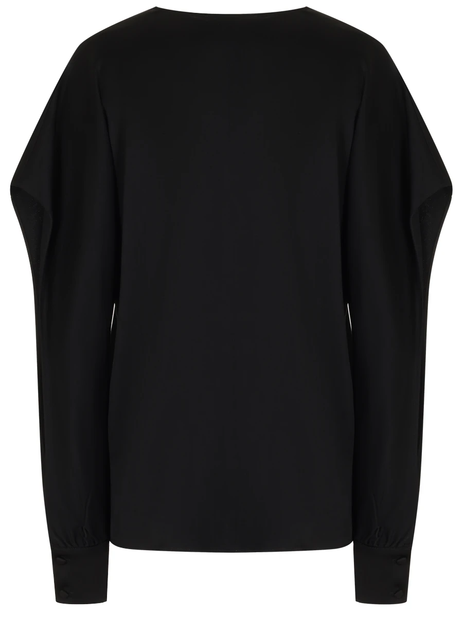 Блуза однотонная