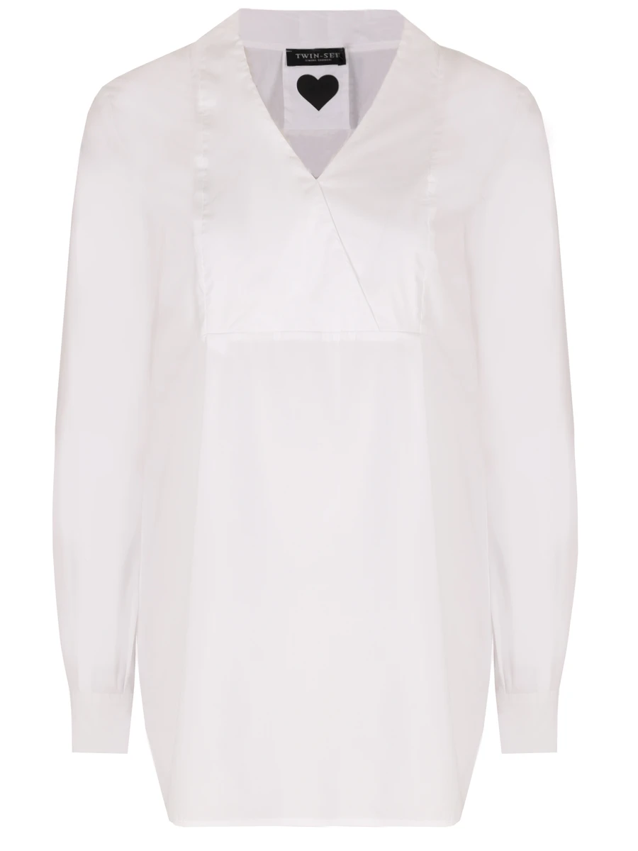 Блуза однотонная