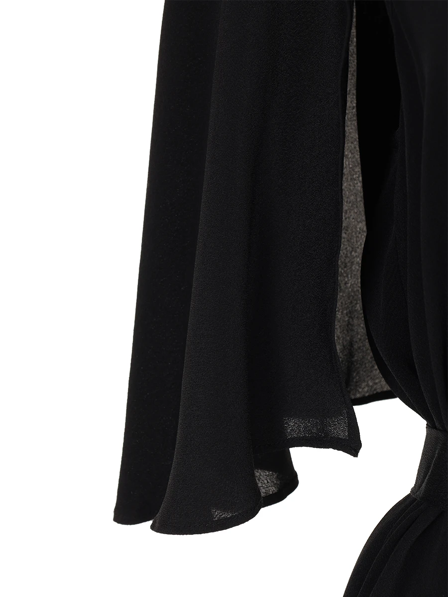 Платье из вискозы и шелка