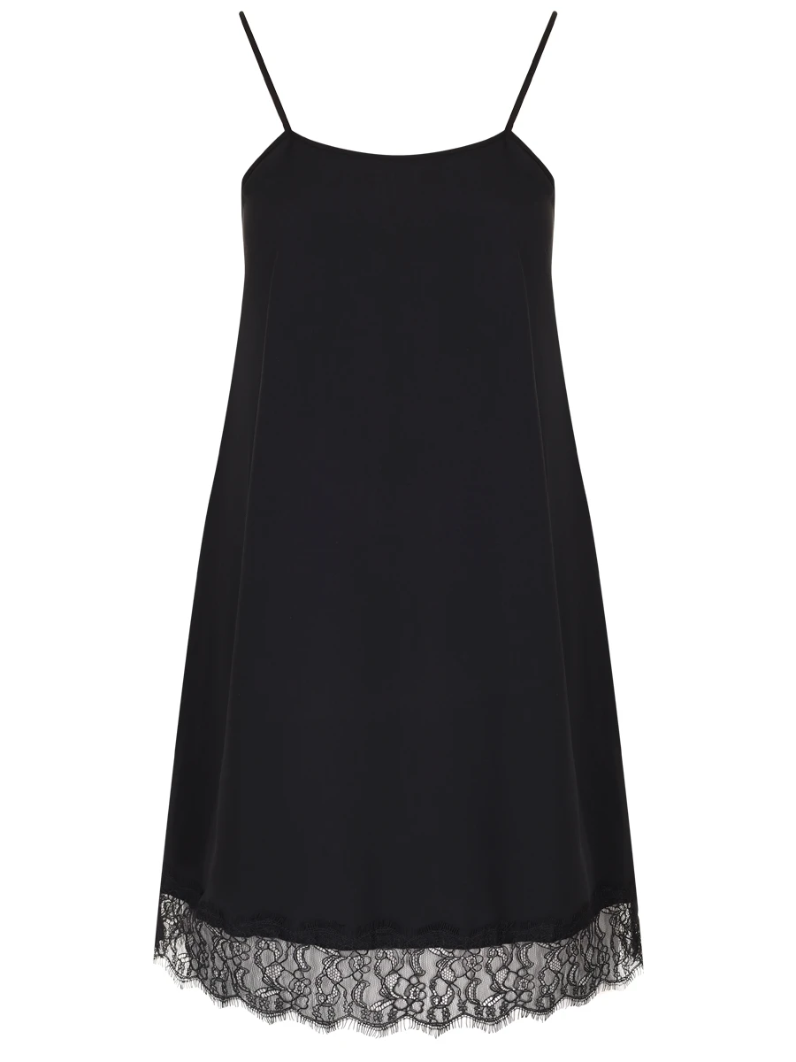 Платье из вискозы и шелка