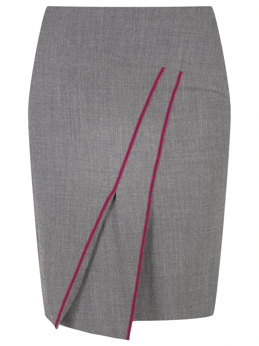 Юбка однотонная