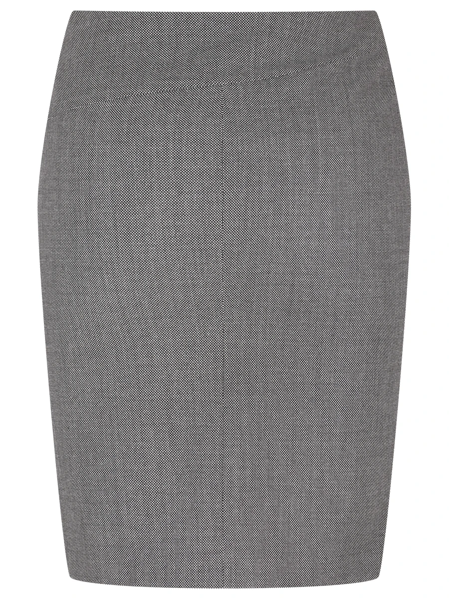 Юбка однотонная