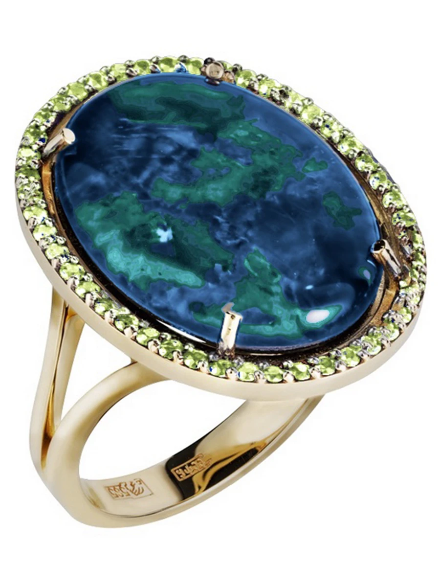 Кольцо Королева с опалом