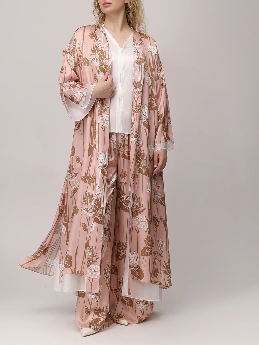 Кардиган из хлопка и шелка