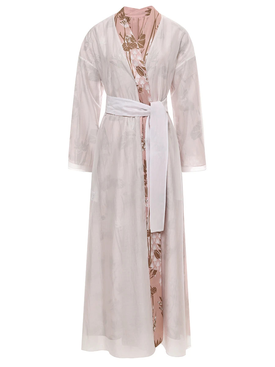 Кардиган из хлопка и шелка