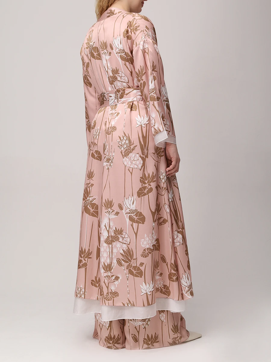 Кардиган из хлопка и шелка