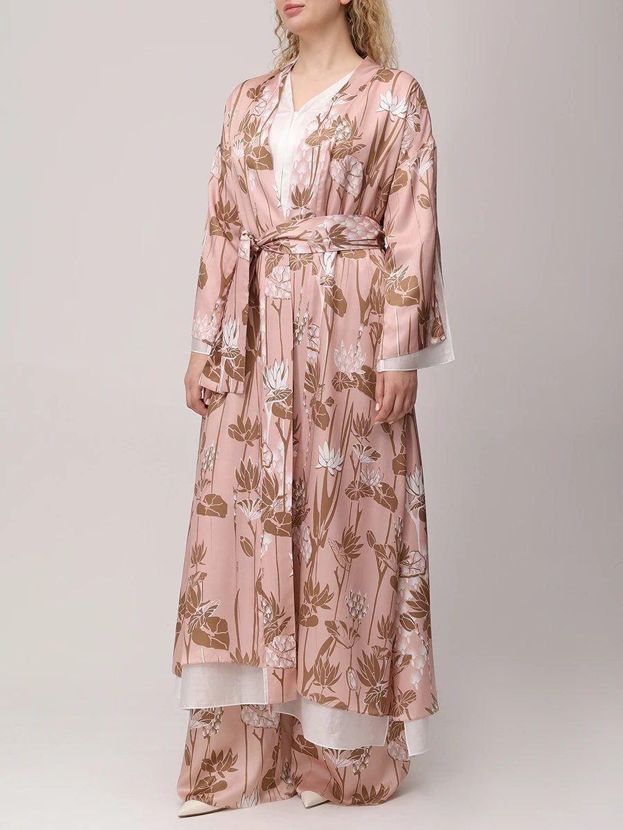 Кардиган из хлопка и шелка