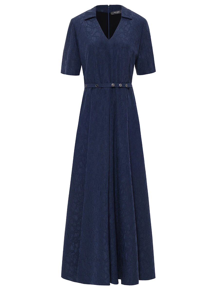 Платье из вискозы и шелка