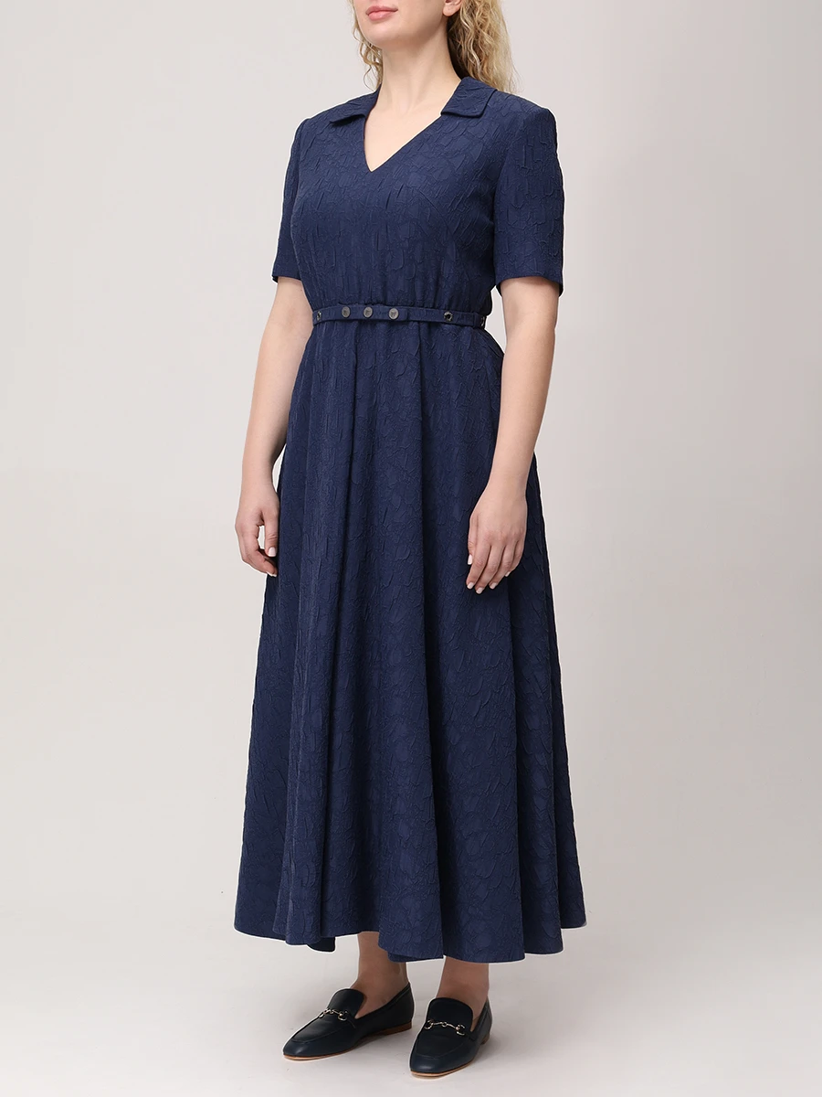 Платье из вискозы и шелка