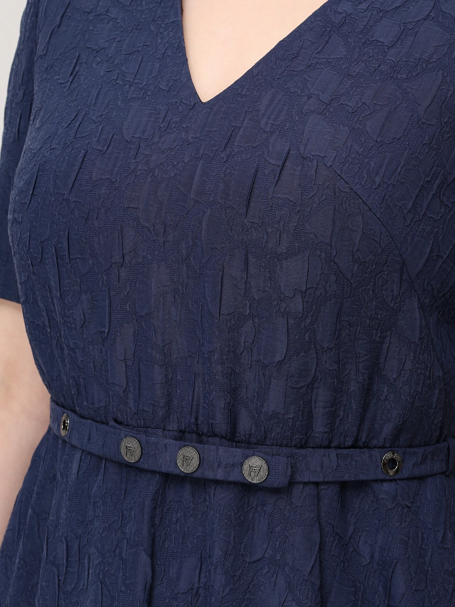 Платье из вискозы и шелка