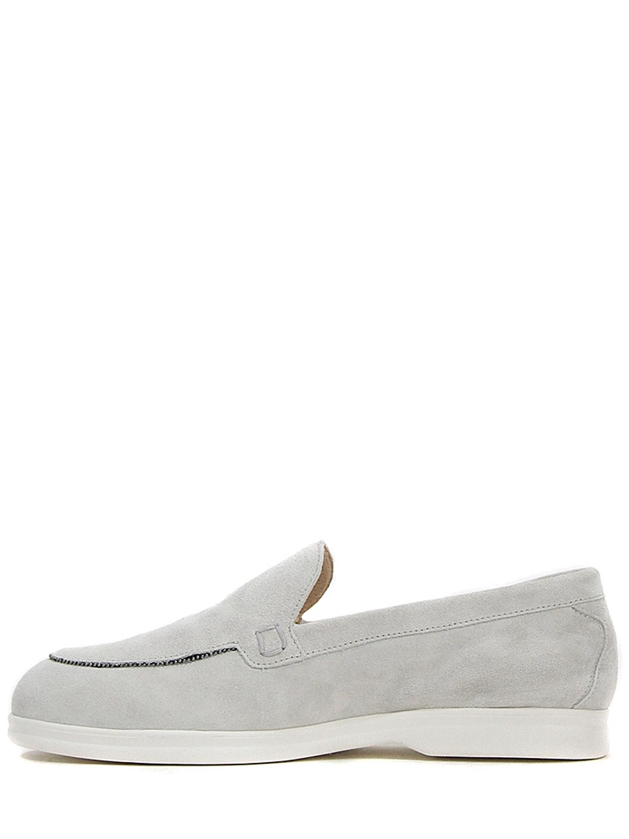 Лоферы замшевые