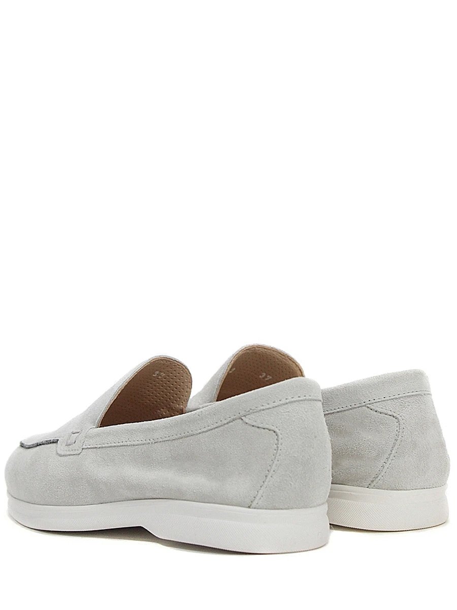 Лоферы замшевые