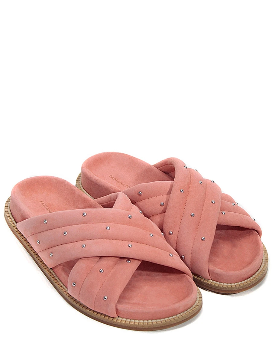 Шлепанцы замшевые