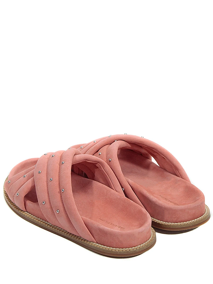 Шлепанцы замшевые