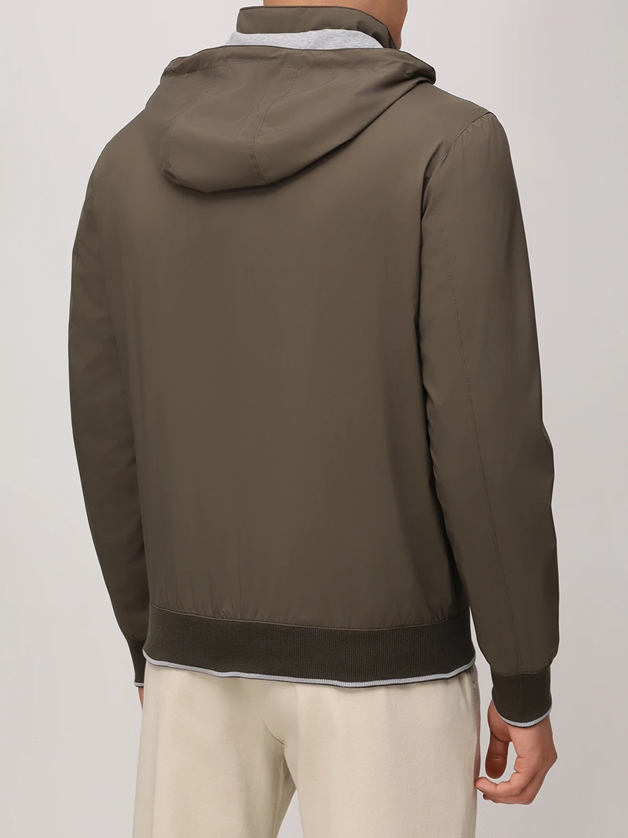 Бомбер однотонный