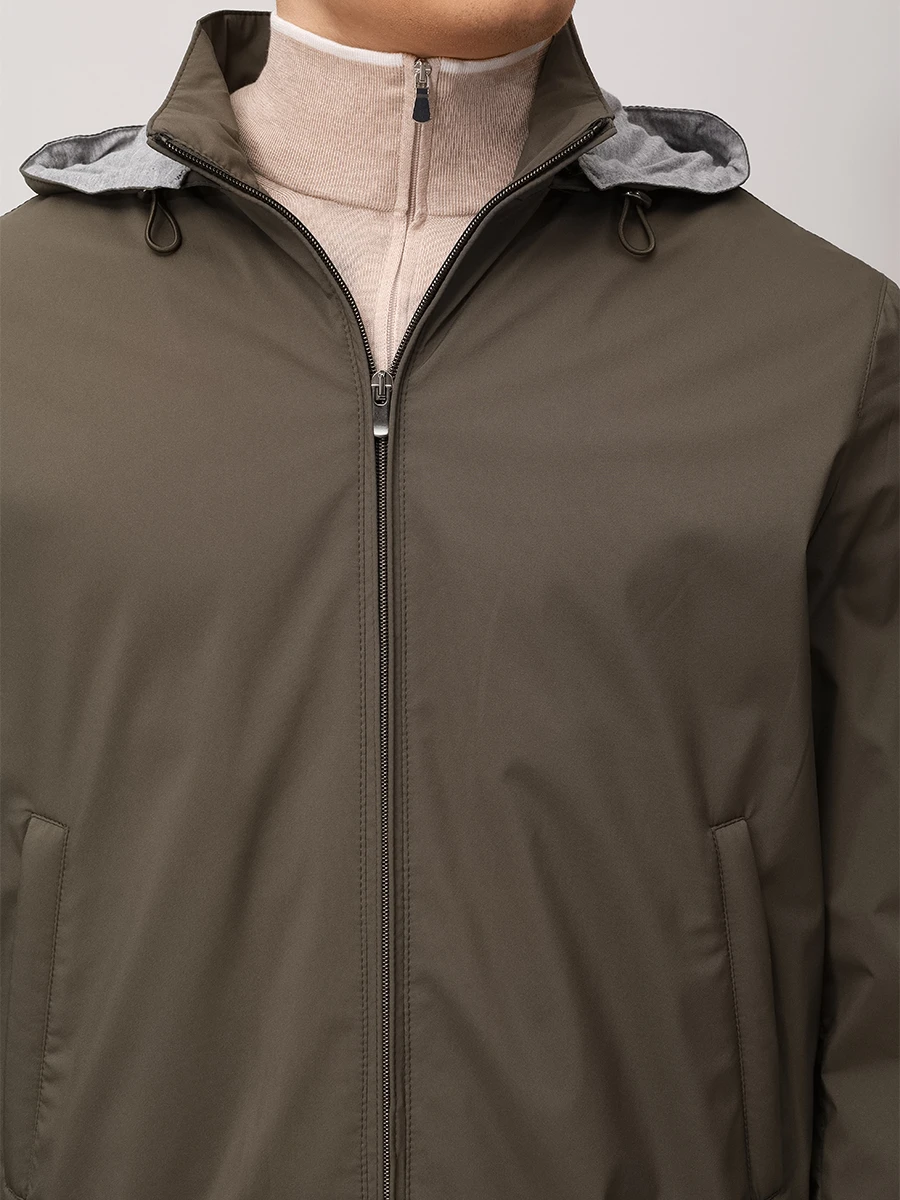 Бомбер однотонный