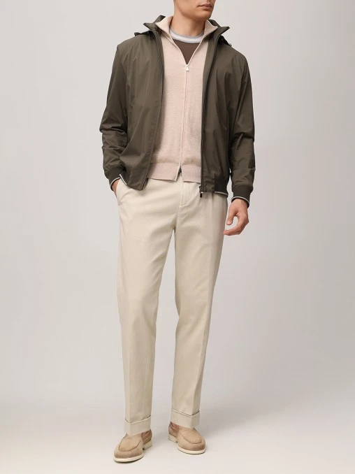 Бомбер однотонный GENT'L MILANO