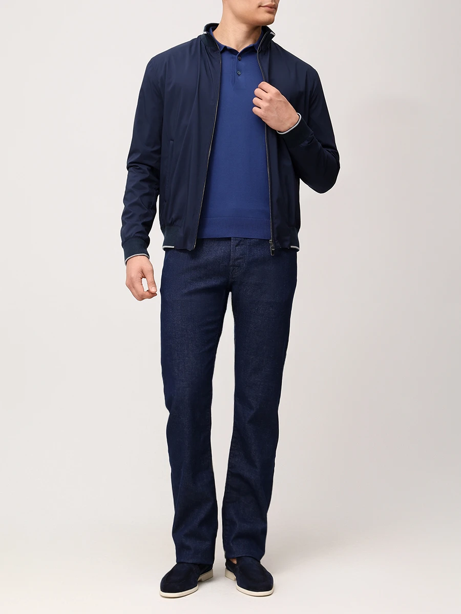 Бомбер однотонный