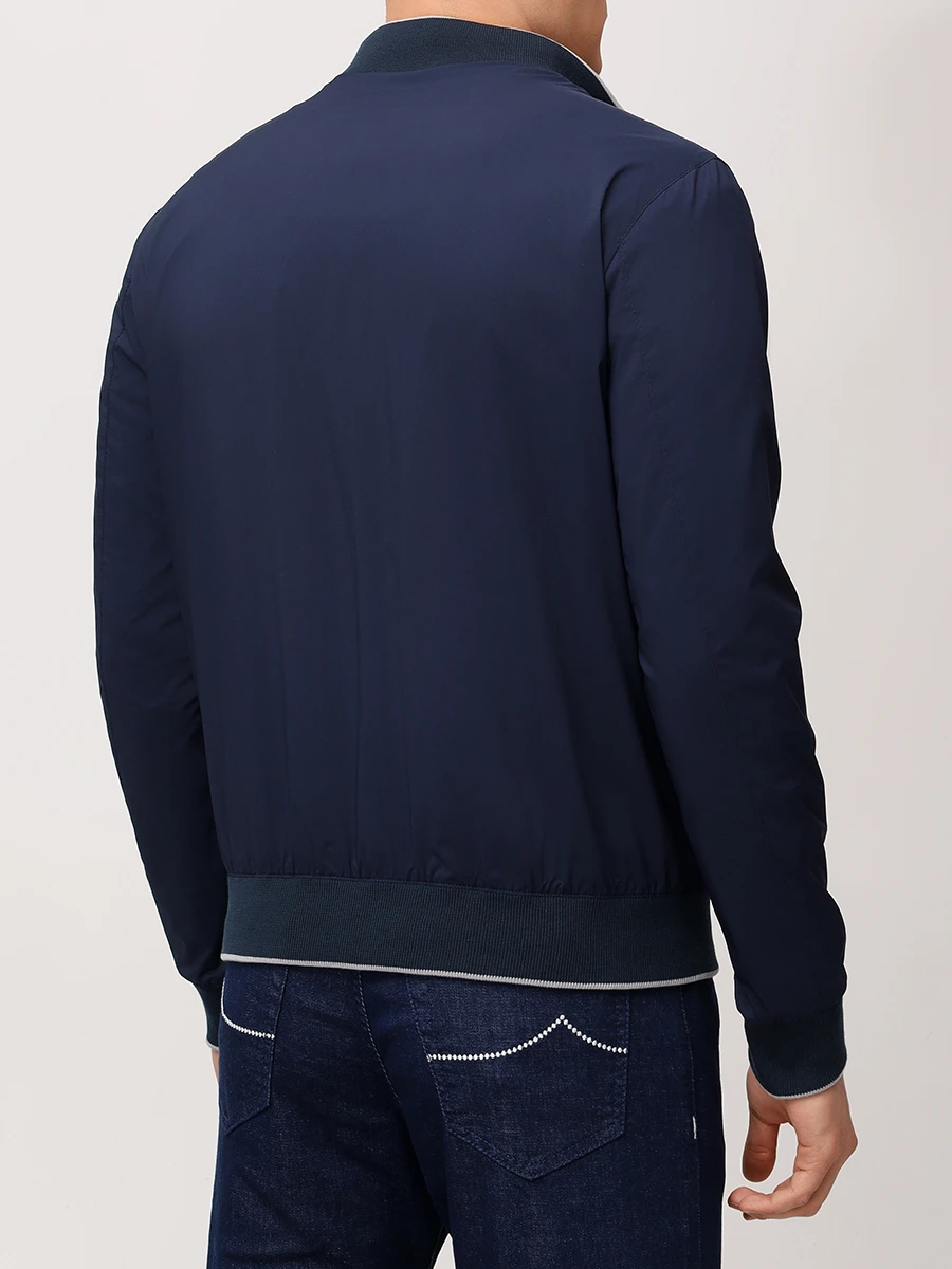 Бомбер однотонный