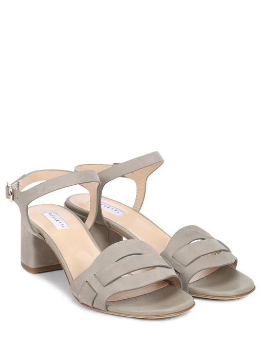 Босоножки из нубука FRATELLI ROSSETTI