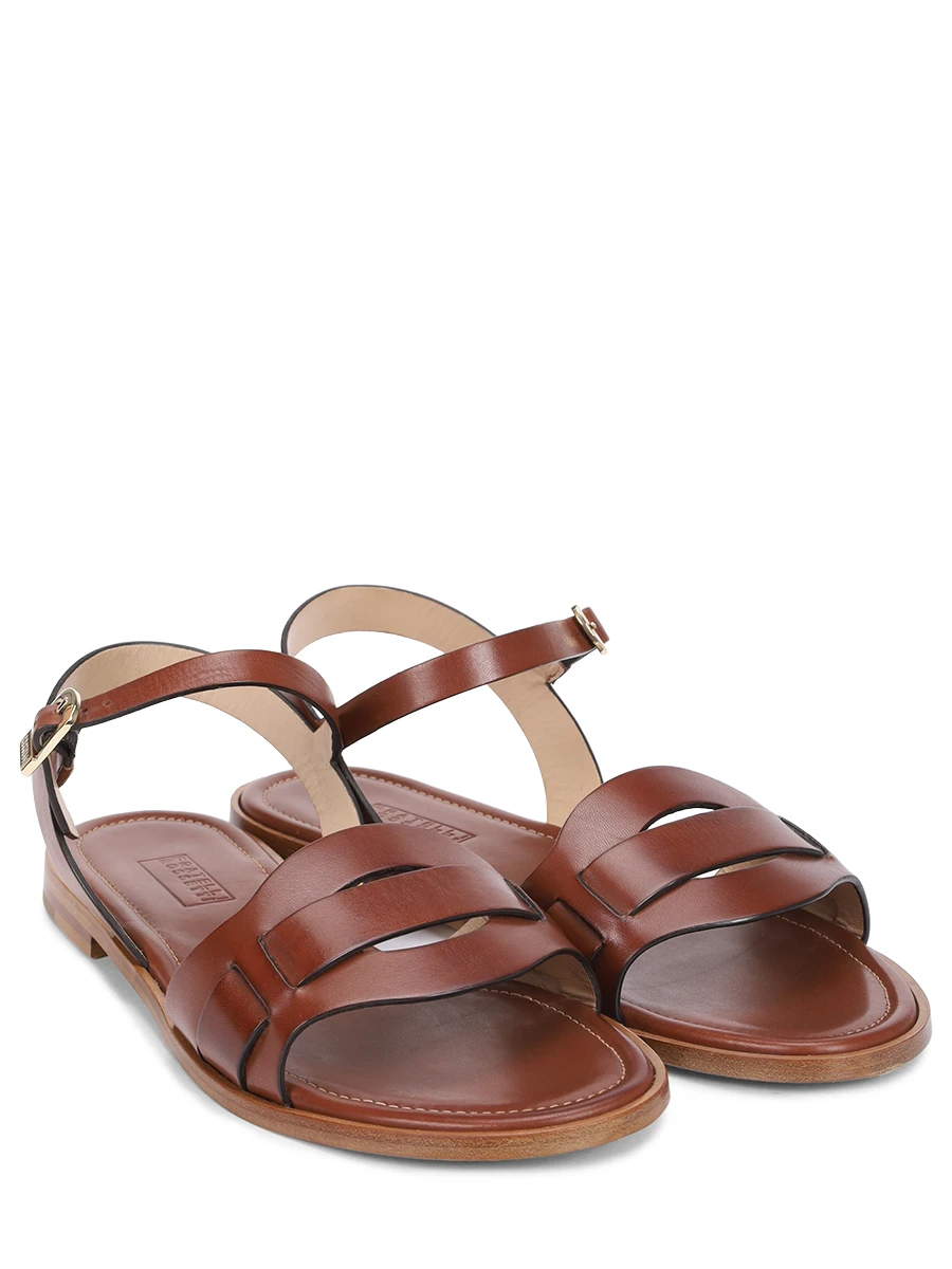 Сандалии кожаные