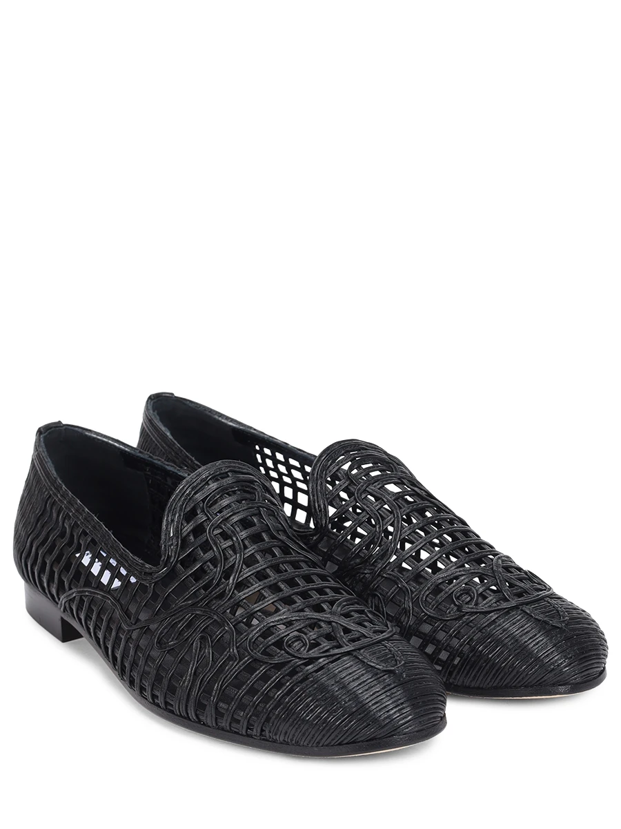 Лоферы кожаные