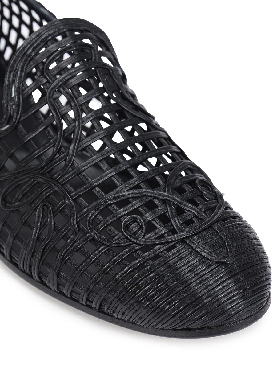 Лоферы кожаные